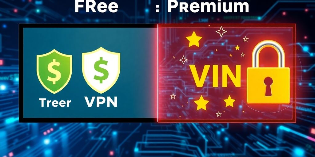 Bild von kostenlosen und kostenpflichtigen VPN-Optionen.