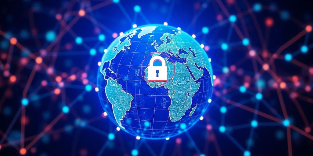 Globale Vernetzung durch VPNs und Geospoofing.