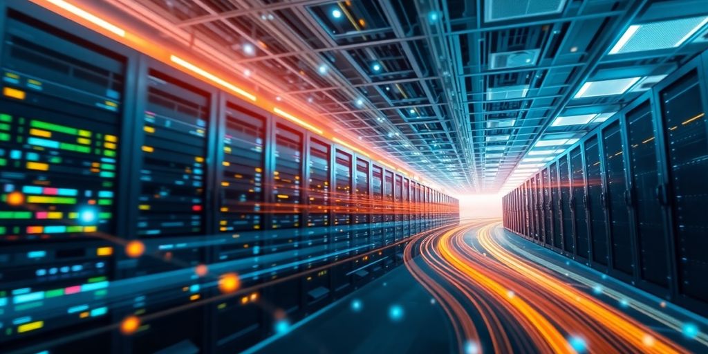 Vielfältige Server-Umgebung mit modernen Technologien.