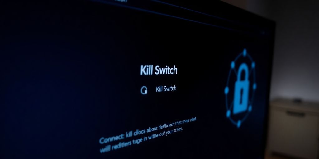 Naheinstellung eines VPN-Programms mit Kill Switch