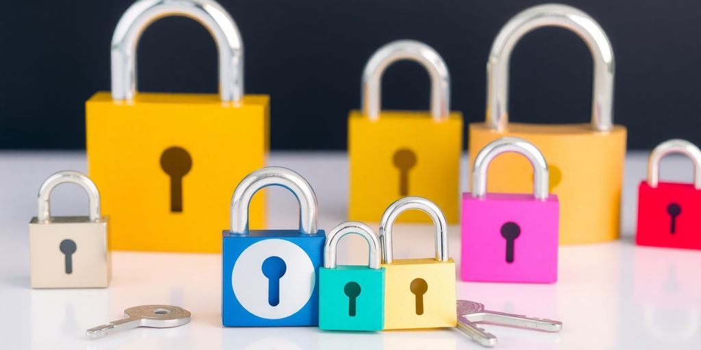 Fotografisches Bild von verschiedenen VPN-Protokollen.