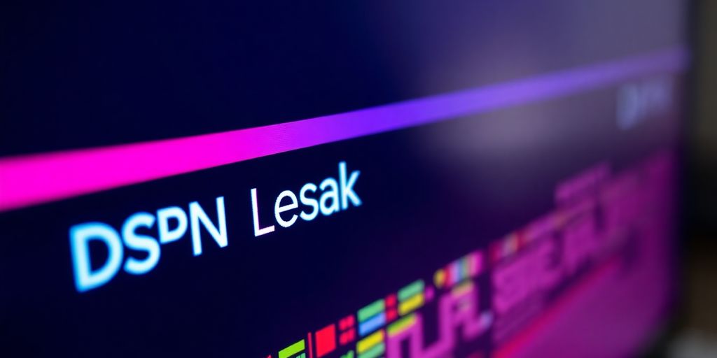 Computerbildschirm mit VPN-Netzwerksicherheit